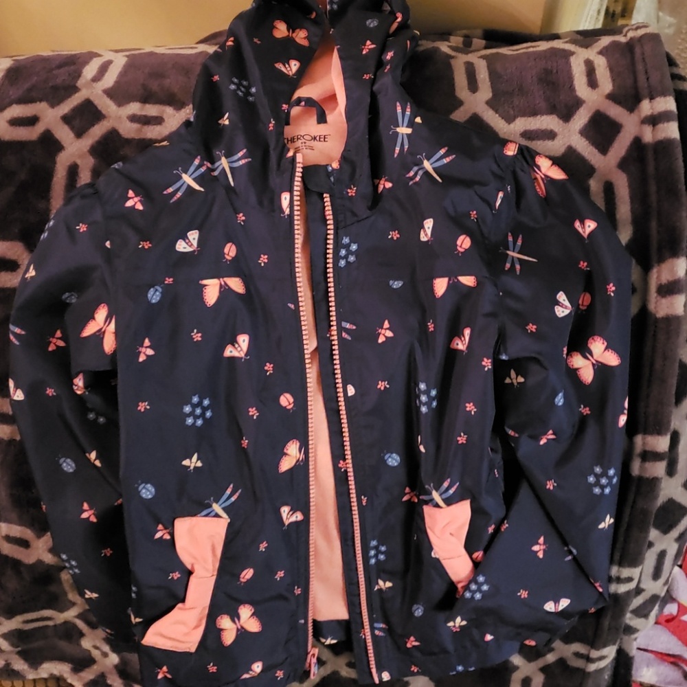 Adorable girls rain jacket